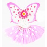 CTU2375- Baby Pink Dot Butterfly Fairy Set